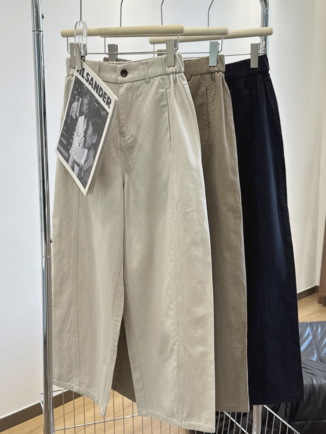 2025 Spring Lyocell Cotton Tencel Cropped Pants for Women Commuter Korean Style - Image 3