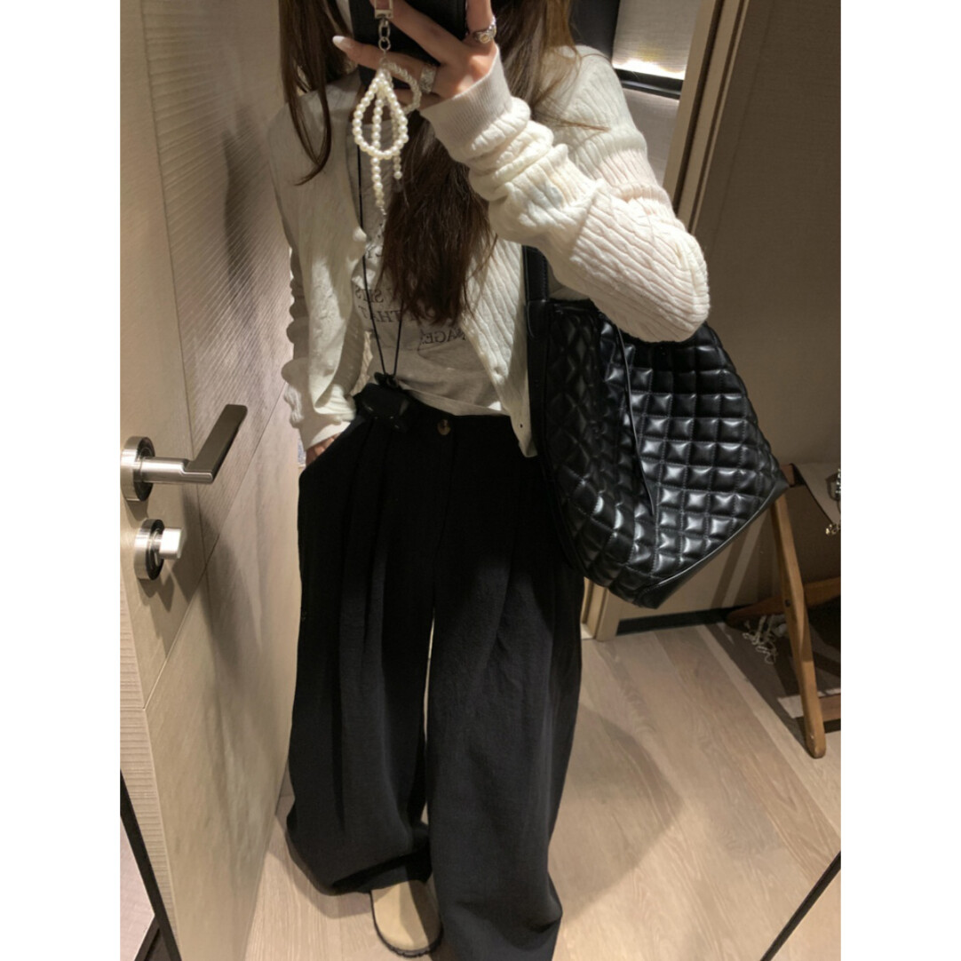 High Waist Linen Wide Leg Pants Women 2025 Summer New Loose Drapey Lazy Style Straight Thin Casual Floor Length Pants - Image 4